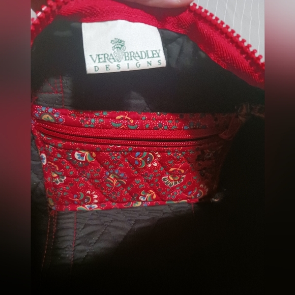 Vera Bradely Collette Red (Fall 1995) Handbag - Picture 5 of 7